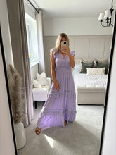 Load image into Gallery viewer, SIENNA LACE TRIM MAXI DRESS