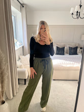 Load image into Gallery viewer, KHAKI WIDE LEG TROUSER